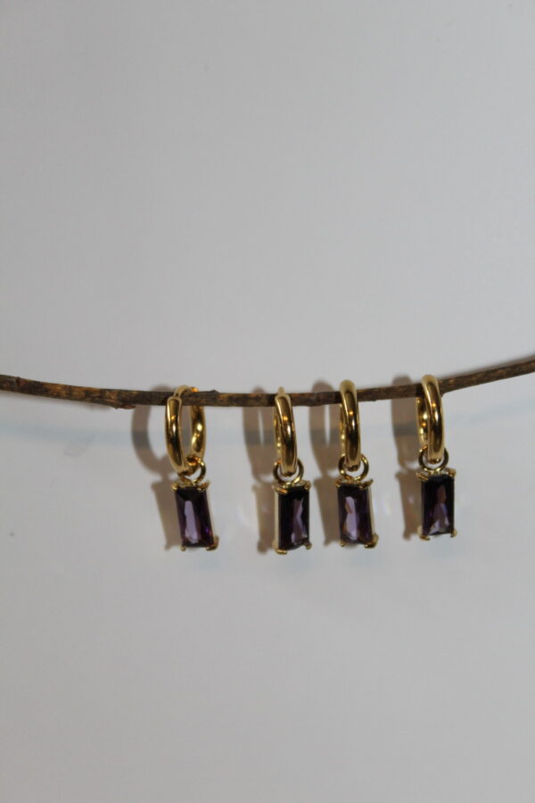 PENDIENTES ARO MINI GLOW - Imagen 5