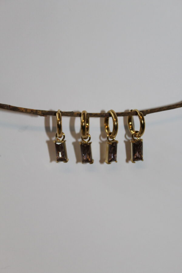 PENDIENTES ARO MINI GLOW - Imagen 2