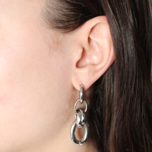 PENDIENTES HAILEY PLATA